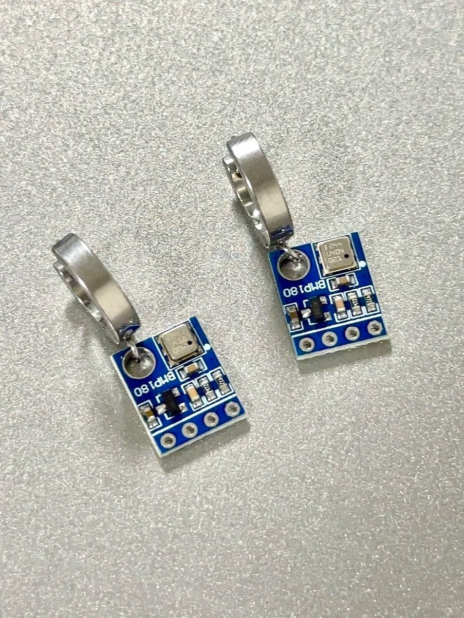 Individuality is not defined: board lock earrings
