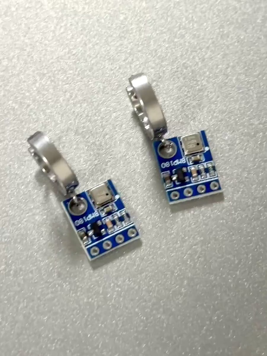 Individuality is not defined: board lock earrings